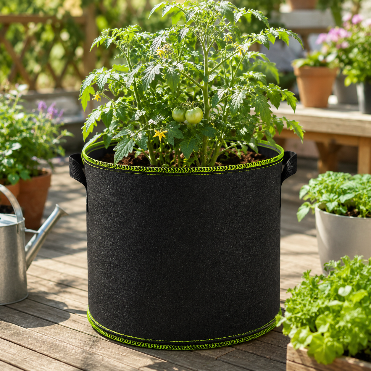 [UPGRADED] Heavy Duty Grow Bags - Say Goodbye to Root Rot!