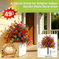 🔥UP TO 49% OFF Artificial Violet for Outdoor Indoor Garden Home Decoration